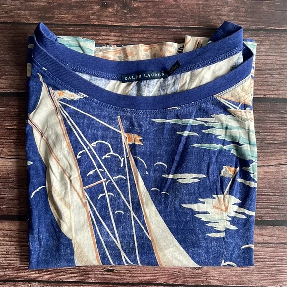 RALPH LAUREN | Sailboats print cotton tank - Picture 7 of 7